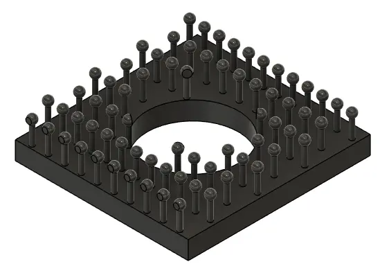 Square Patch with Hole