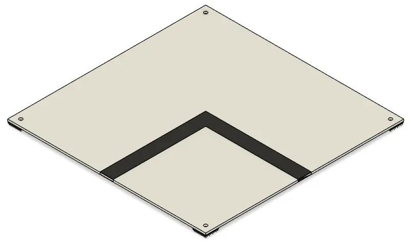 Tile 90 Degrees Assembly