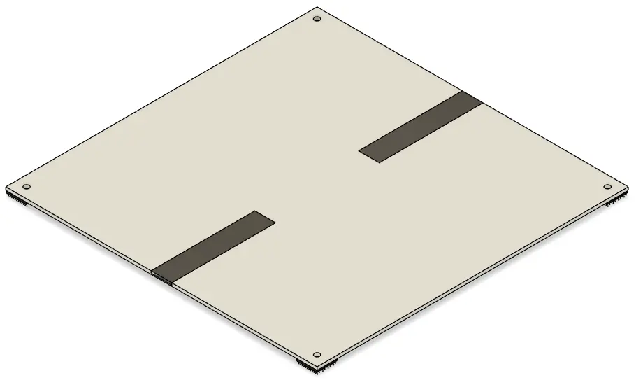Tile Single Gap 100mm Assembly