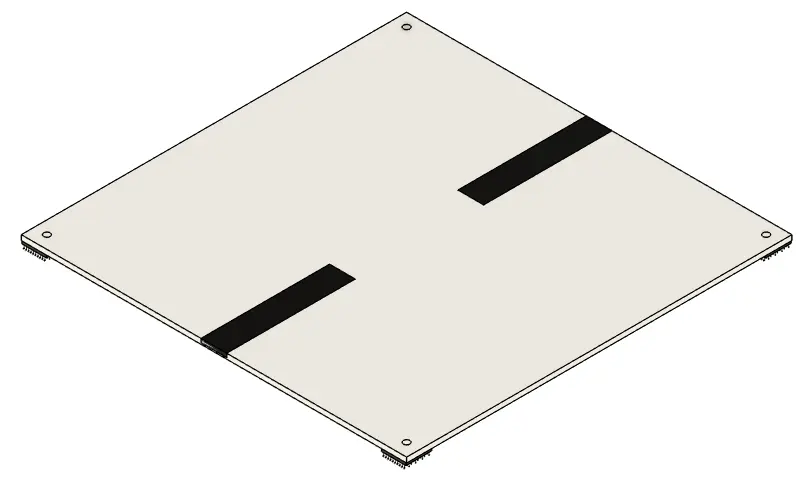 Tile Single Gap 100mm Assembly