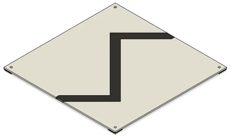 Tile Zig Zag Assembly