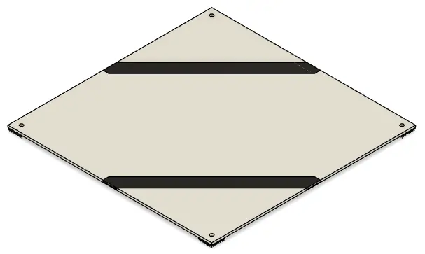 Tile Two 45 Degrees Assembly