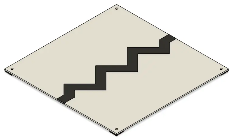 Tile Double Zig Zag Assembly