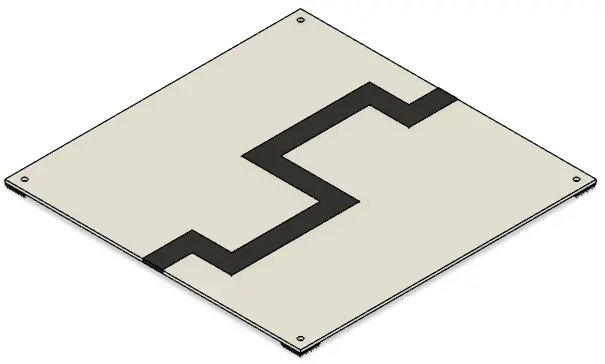 Tile 90 Degrees Zig Zag Assembly