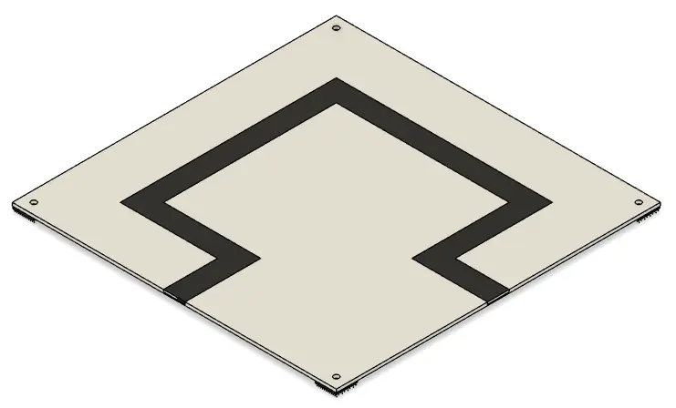 Tile Quintuple 90 Degrees XL Assembly