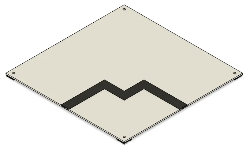 Tile Quintuple 90 Degrees Assembly