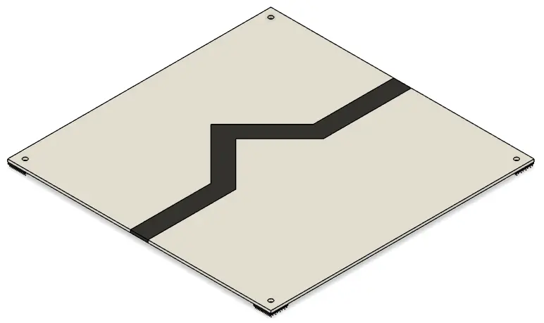 Tile 90 Degrees Kink Assembly