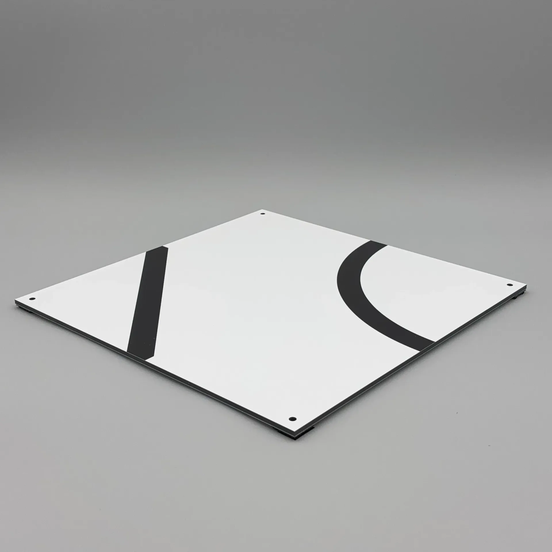 [RCJ-ARENA_RESC_TILE_45DEG_ROUNDCORNER_1.0] Tile 45 Degrees Round Corner Assembly