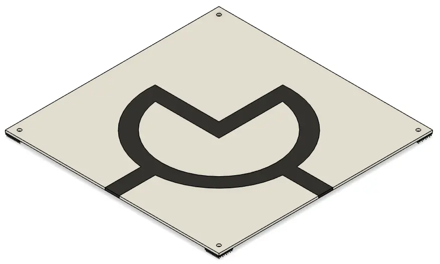 Tile Three-Quarter-Roundabout Assembly