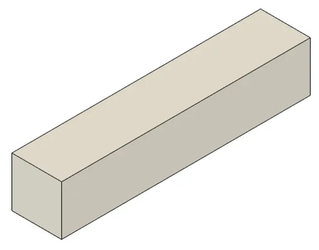 Rectangular Speed Bump 10 x 2 x 2cm