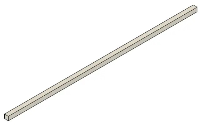 Rectangular Speed Bump 24 x 0,5 x 0,5cm