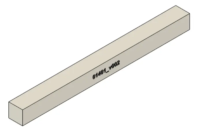 [RCJ-ARENA_RESC_SPEED_BUMPS_1.0] Rectangular Speed Bump 24 x 2 x 2cm