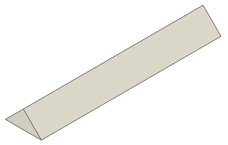 [RCJ-ARENA_RESC_SPEED_BUMPS_1.0] Triangular Speed Bump 10 x 2 x 1cm