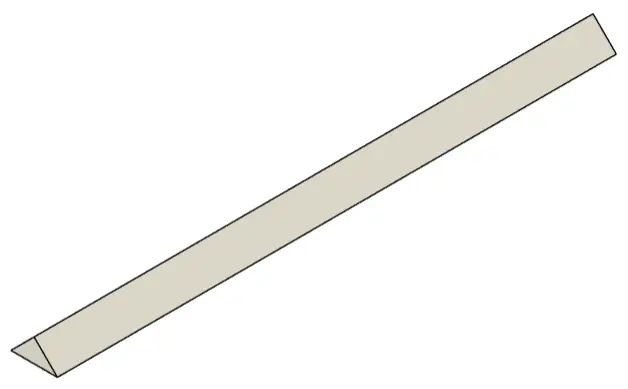 Triangular Speed Bump 24 x 2 x 1cm