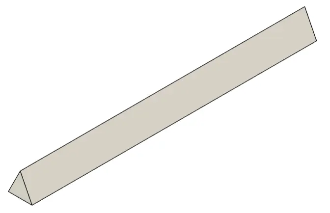 Triangular Speed Bump 24 x 2 x 2cm