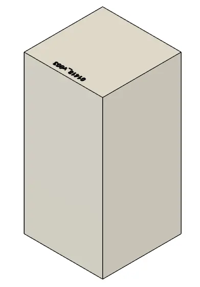 Rectangular Obstacle 10 x 10 x 20cm