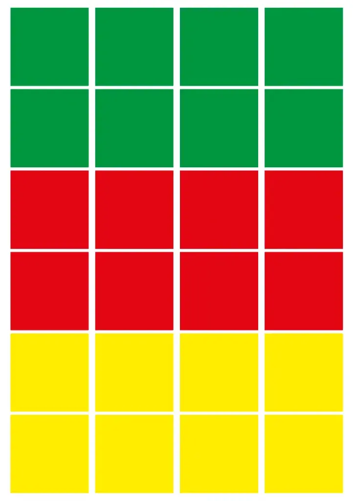 [RCJ-ARENA_RESC_VICTIMS_1.0] Victim Sheet Colours