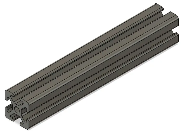 Profile I-5mm | 20x20mm | 125mm | M5-Oneside