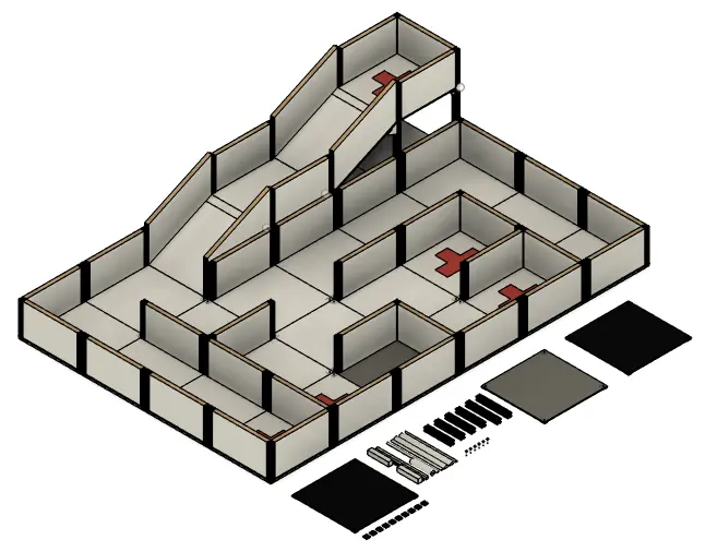 [RCJ-ARENA_RESC_BASIC_KIT_1.0] Basic Kit One Maze Entry