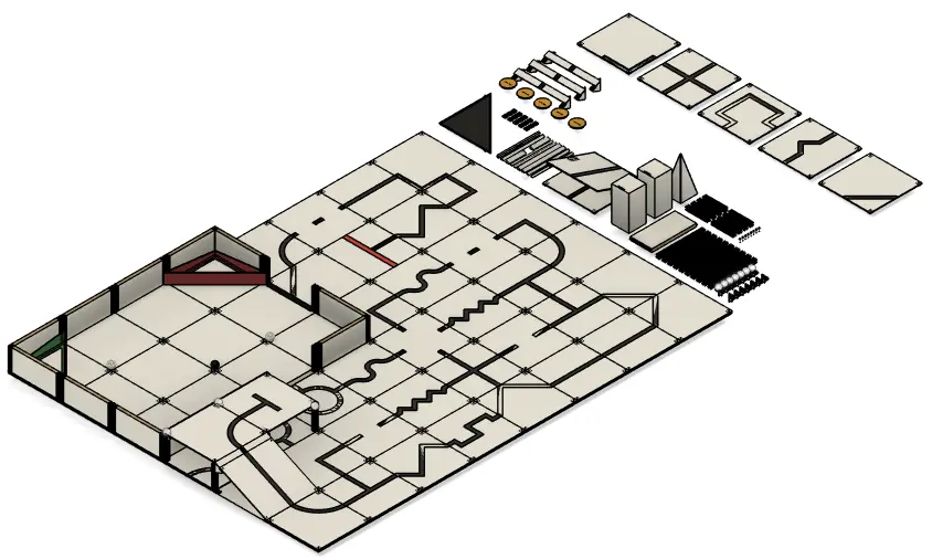 [RCJ-ARENA_RESC_COMPETITION_KITS_1.0] Competition Kit One Line and Line Entry