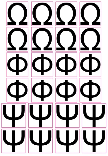 Victim Sheet Greek Letters