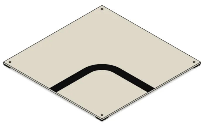 Tile Rounded 90 Degrees Assembly