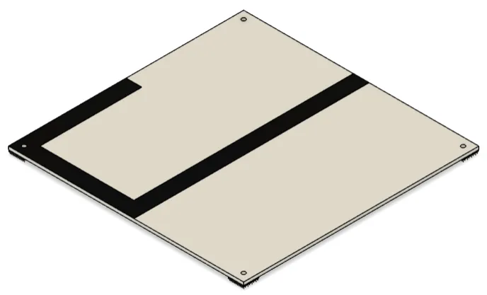 Tile 180 Degrees Corner Assembly