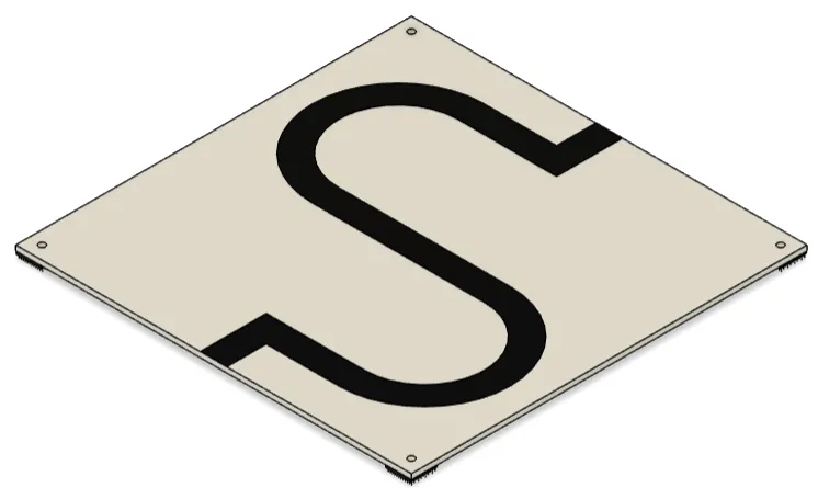 [RCJ-ARENA_RESC_TILE_WIDE_SERPENTINE_1.0] Tile Wide Serpentine Assembly