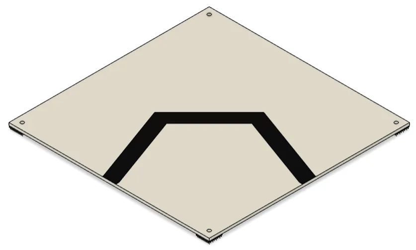 Tile Tent Corner Assembly