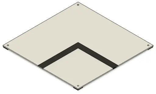 [RCJ-ARENA_RESC_TILE_90DEG_1.0] Tile 90 Degrees Assembly