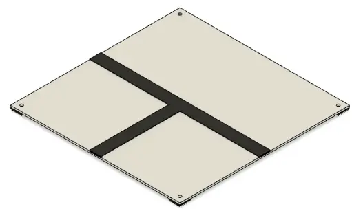 [RCJ-ARENA_RESC_TILE_T-INTERSECT_1.0] Tile T-Intersection Assembly