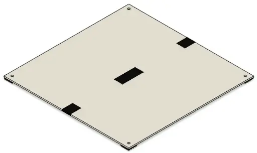 [RCJ-ARENA_RESC_TILE_2GAP_1.0] Tile Double Gap Assembly