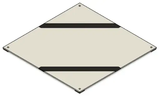 [RCJ-ARENA_RESC_TILE_2x45Deg_1.0] Tile Two 45 Degrees Assembly