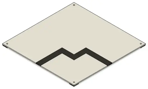 [RCJ-ARENA_RESC_TILE_3x90DEG_1.0] Tile Triple 90 Degrees Assembly