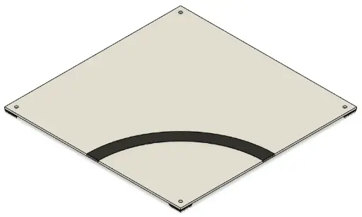 [RCJ-ARENA_RESC_TILE_ROUNDCORNER_1.0] Tile Round Corner Assembly