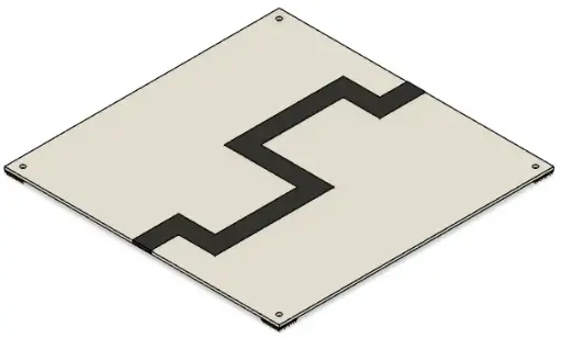 [RCJ-ARENA_RESC_TILE_90ZIGZAG_1.0] Tile 90 Degrees Zig Zag Assembly