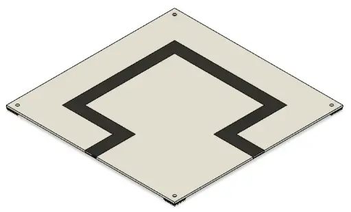 [RCJ-ARENA_RESC_TILE_5x90DEG_XL_1.0] Tile Quintuple 90 Degrees XL Assembly