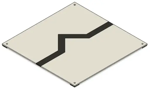 [RCJ-ARENA_RESC_TILE_90KINK_1.0] Tile 90 Degrees Kink Assembly