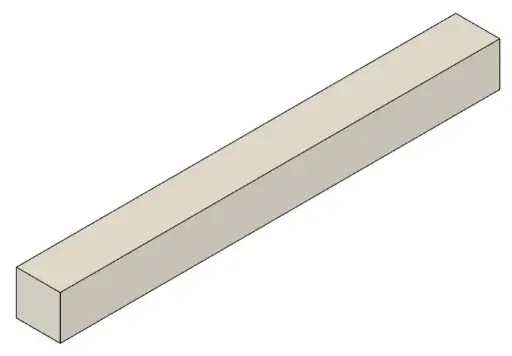 [RCJ-ARENA_RESC_SPEED_BUMPS_1.0] Rectangular Speed Bump 10 x 1 x 1cm
