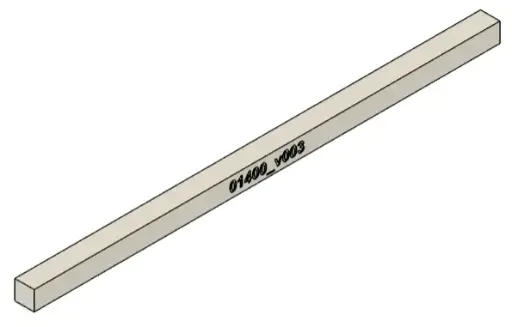 [RCJ-ARENA_RESC_SPEED_BUMPS_1.0] Rectangular Speed Bump 24 x 1 x 1cm