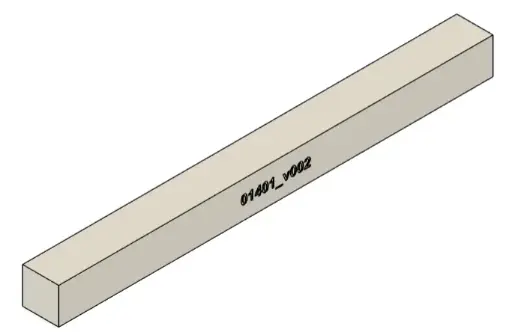 [RCJ-ARENA_RESC_SPEED_BUMPS_1.0] Rectangular Speed Bump 24 x 2 x 2cm
