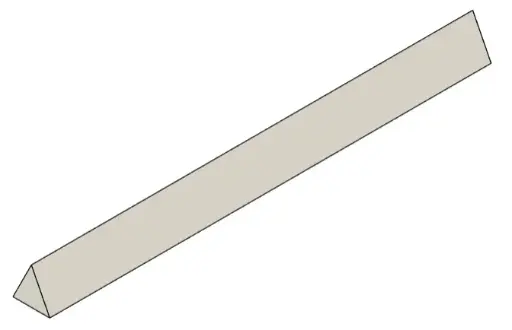 [RCJ-ARENA_RESC_SPEED_BUMPS_1.0] Triangular Speed Bump 24 x 2 x 2cm