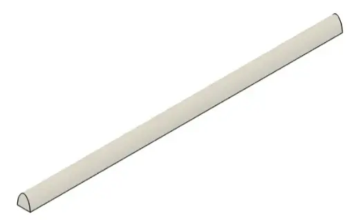 [RCJ-ARENA_RESC_SPEED_BUMPS_1.0] Semicircular Speed Bump 24 x 2 x 1cm
