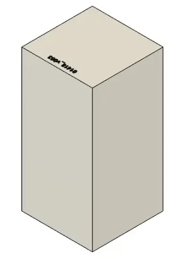 [RCJ-ARENA_RESC_OBSTACLE_1.0] Rectangular Obstacle 10 x 10 x 20cm