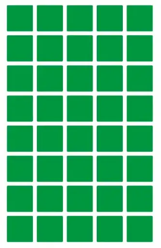 [RCJ-ARENA_RESC_STICKER_1.0] Sticker Sheet Green Markers Line